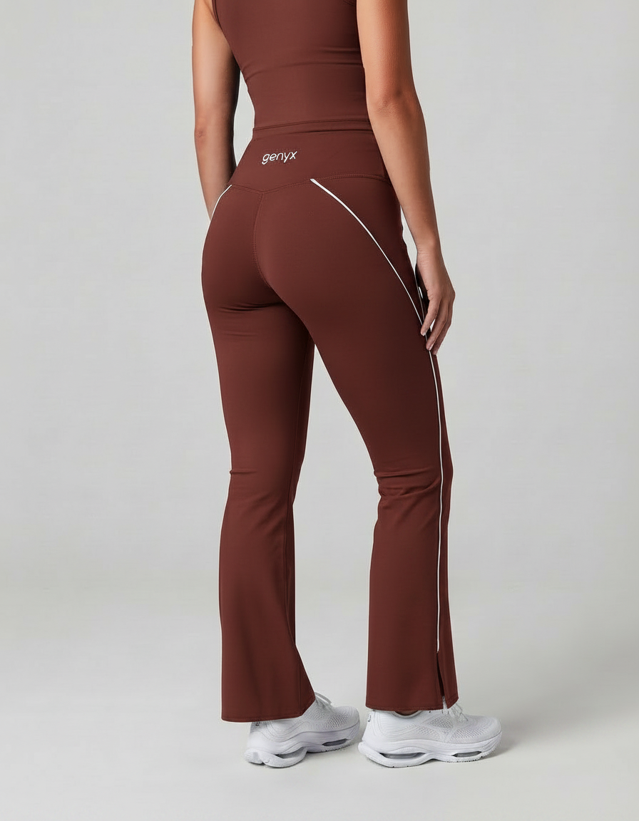 A-Genyx yoga suit burgundy