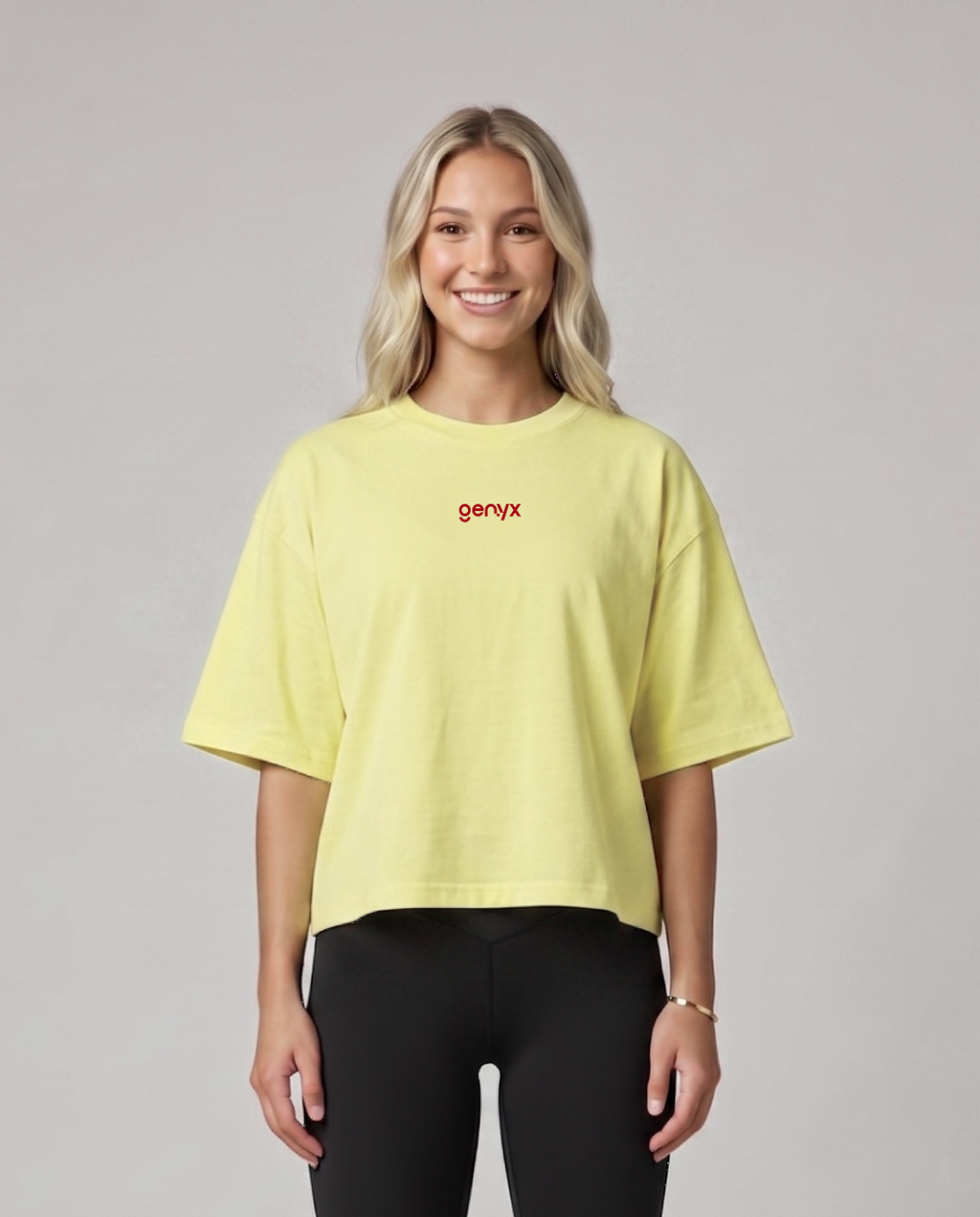 Cropped oversized T-shirt