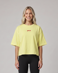 Cropped oversized T-shirt